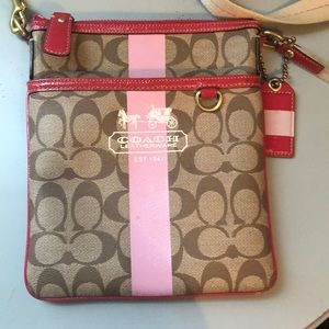 Authentic Coach messenger bag crossbody  purse